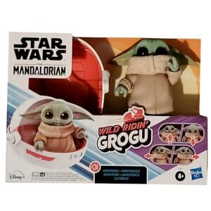 Star Wars Mandalorian Wild Ridin' Grogu Baby Yoda Interactive Animatronic